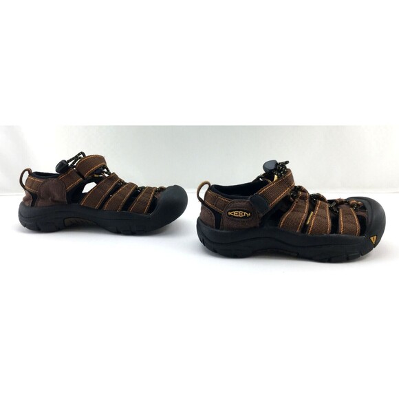 Keen Brown Waterproof Closed Toe Hook Loop Sport Sandals - Youth Kids Size 13 - Picture 3 of 7